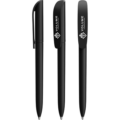 BIC® Super Clip Soft Weiches Schwarz Schwarz Tinte