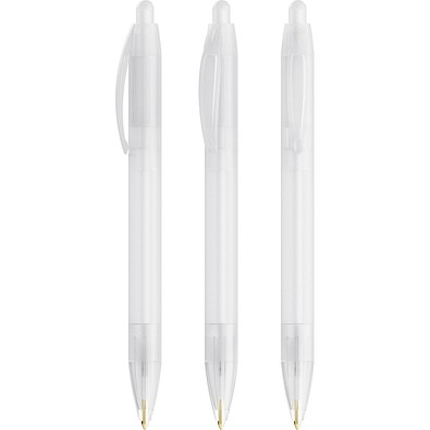 BIC® Wide Body Gefrostetes Weiß Blaue Tinte