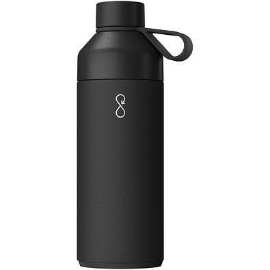 Big Ocean Bottle 1 L vakuumisolierte Flasche, Obsidian Black