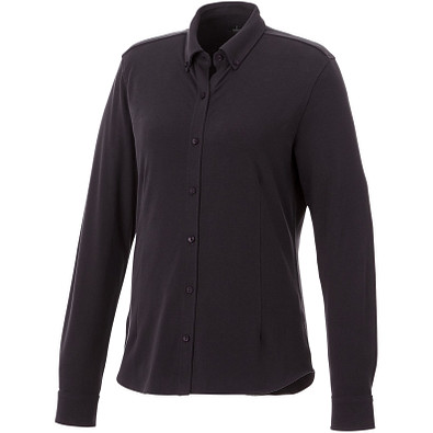 ELEVATE Damen Langarm Bluse Bigelow, grau, M ELEVATE Damen Langarm Bluse Bigelow, grau, M