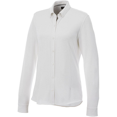 ELEVATE Damen Langarm Bluse Bigelow, weiß, S ELEVATE Damen Langarm Bluse Bigelow, weiß, S