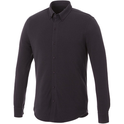ELEVATE Herren Langarm Hemd, grau, S ELEVATE Herren Langarm Hemd, grau, S