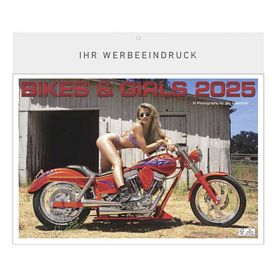 Bildkalender Bikes Girls 2025 Erfolgreiche Werbeartikel