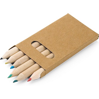 BIRD. Buntstift Schachtel mit 6 Buntstiften, Natur