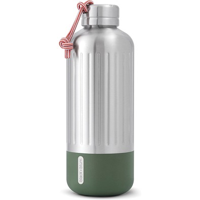 Black+Blum Explorer isolierte Wasserflasche groß, 850ml, Olivgrün