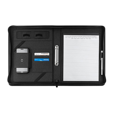 BLACKMAXX® Executive Business Portfolio MaxiZip4 schwarz