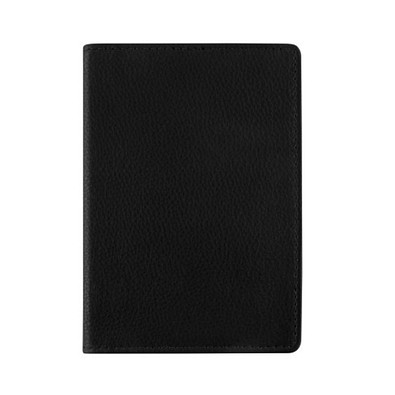 Blackmaxx® Rindsleder Führerscheintasche CowDeLuxe, schwarz