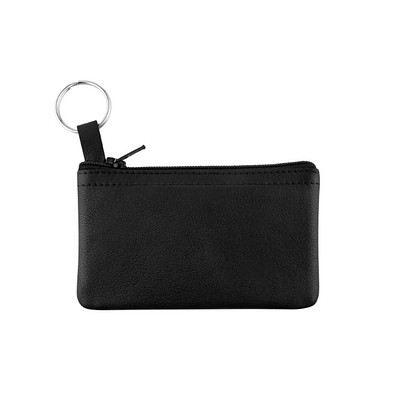 Blackmaxx® Ziegenlederschlüsseltasche EcoNappaDeLuxe, schwarz