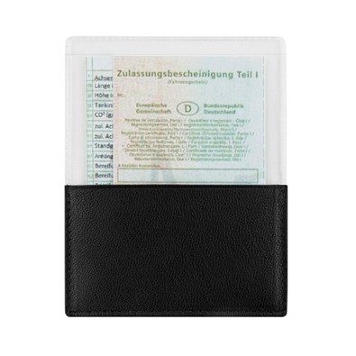 Blackmaxx® ZiegenlederStecketui EcoNappaDeLuxe, schwarz