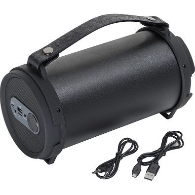 Bluetooth Lautsprecher mit integriertem Radio, schwarz Bluetooth Lautsprecher mit integriertem Radio, schwarz