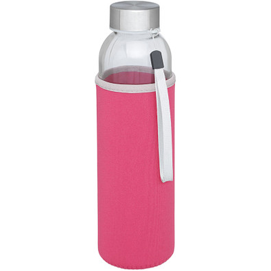 Bodhi 500 ml Glas-Sportflasche, rosa