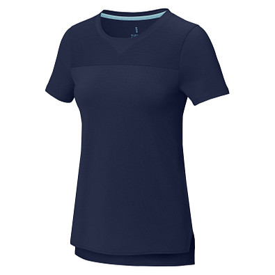 Borax Cool Fit T-Shirt aus recyceltem  GRS Material für Damen, navy, S