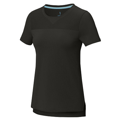Borax Cool Fit T-Shirt aus recyceltem  GRS Material für Damen, schwarz, S