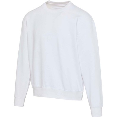 Boris Oversize Sweatshirt mit Rundhalsausschnitt aus recycelter 280 g/m2 Bio Baumwolle (OCS), unisex, weiss, L