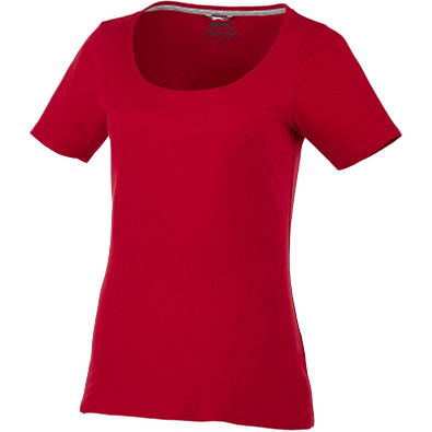 Slazenger™ Damen T-Shirt Bosey mit weitem Rundhalsausschnitt, dunkelrot, L Slazenger™ Damen T-Shirt Bosey mit weitem Rundhalsausschnitt, dunkelrot, L