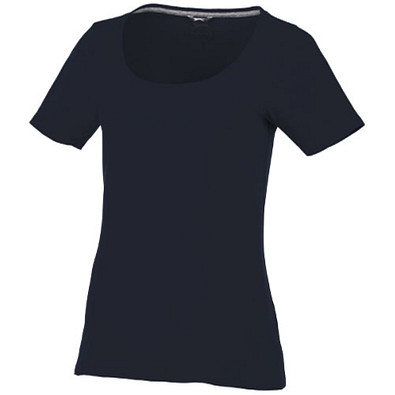 Slazenger™ Damen T-Shirt Bosey mit weitem Rundhalsausschnitt, dunkelblau, S Slazenger™ Damen T-Shirt Bosey mit weitem Rundhalsausschnitt, dunkelblau, S
