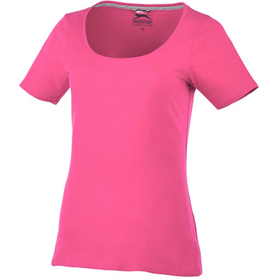 Slazenger™ Damen T-Shirt Bosey mit weitem Rundhalsausschnitt, rosa, XL Slazenger™ Damen T-Shirt Bosey mit weitem Rundhalsausschnitt, rosa, XL