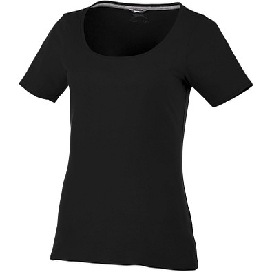 Slazenger™ Damen T-Shirt Bosey mit weitem Rundhalsausschnitt, schwarz, S Slazenger™ Damen T-Shirt Bosey mit weitem Rundhalsausschnitt, schwarz, S