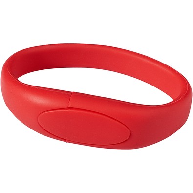 Bracelet USB-Stick, rot, 32GB