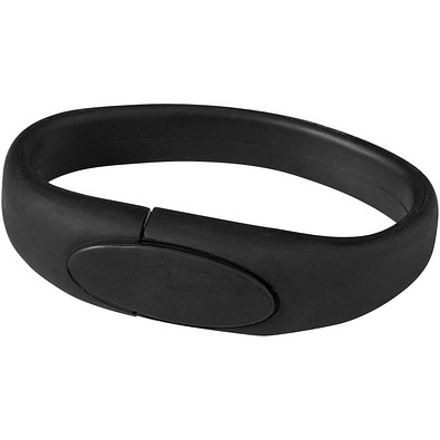 Bracelet USB-Stick, schwarz, 8GB