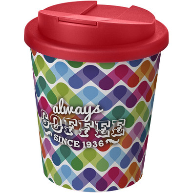 Brite-Americano® Espresso 250 ml Isolierbecher mit auslaufsicherem Schraubverschluss, weiss