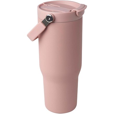 Bronx 900 ml RCS-zertifizierter Kupfer-Vakuum Isolierbecher aus Edelstahl mit Doppelfunktionsdeckel, Dusty Pink