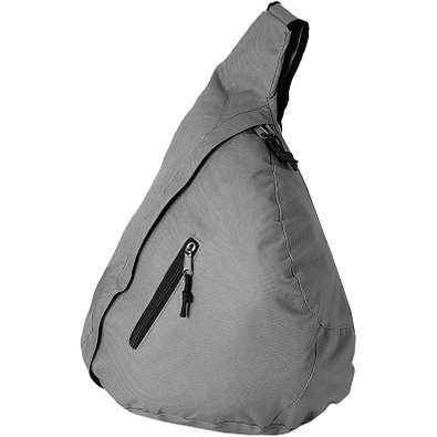 Nylon-Schulter-Bag, hellgrau Nylon-Schulter-Bag, hellgrau