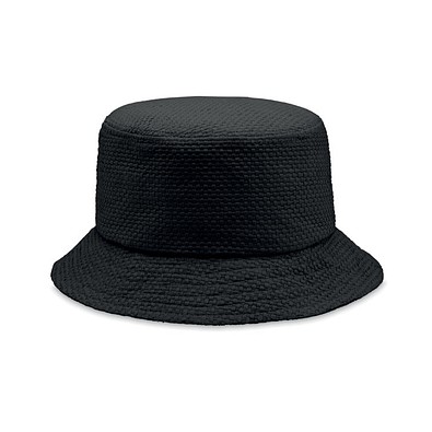 Bucket Hut Papierstroh BILGOLA+, Schwarz
