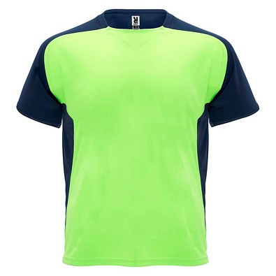 Bugatti Sport T-Shirt für Kinder, Fluor Green / schwarz, 4