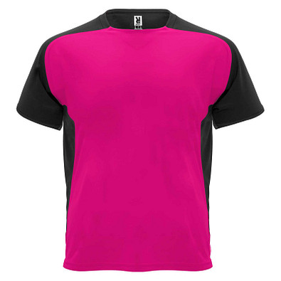 Bugatti Sport T-Shirt für Kinder, fuchsia / schwarz, 16