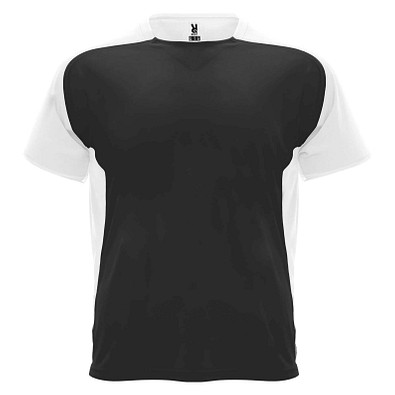 Bugatti T-Shirt Unisex aus recyceltem Material, schwarz / weiß, L
