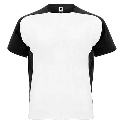 Bugatti T-Shirt Unisex aus recyceltem Material, weiß / schwarz, L