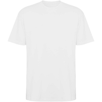 Bull Overzise T-Shirt Unisex, weiss, 2XL