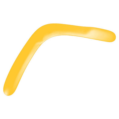 Bumerang Maxi, 41 cm, standard-gelb Bumerang Maxi, 41 cm, standard-gelb
