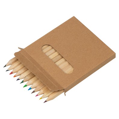 Buntstifte Set 12 teilig, mehrfarbig