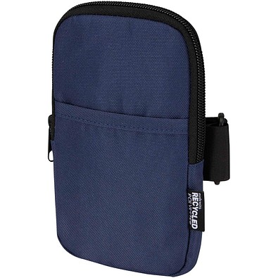 Byron Flaschentasche aus GRS Recyclingmaterial, navy