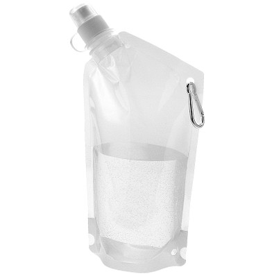 Cabo Wasserbeutel mit Karabiner, 600 ml, transparent klar Cabo Wasserbeutel mit Karabiner, 600 ml, transparent klar