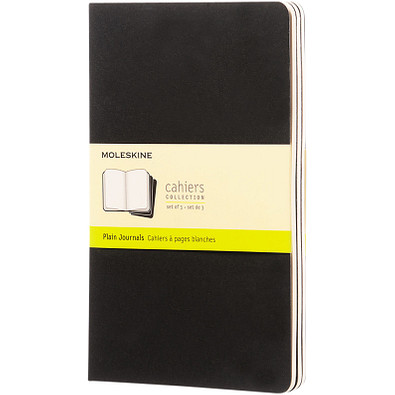 MOLESKINE® Notizbuch Cahier Journal L, blanko, schwarz