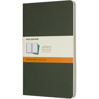 MOLESKINE® Notizbuch Cahier Journal L, liniert, myrtle green MOLESKINE® Notizbuch Cahier Journal L, liniert, myrtle green