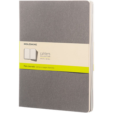 MOLESKINE® Notizbuch Cahier Journal XL, blanko, pebble grey MOLESKINE® Notizbuch Cahier Journal XL, blanko, pebble grey
