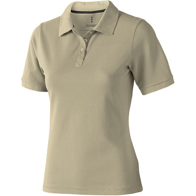 ELEVATE Damen Poloshirt Calgary, khaki, L ELEVATE Damen Poloshirt Calgary, khaki, L