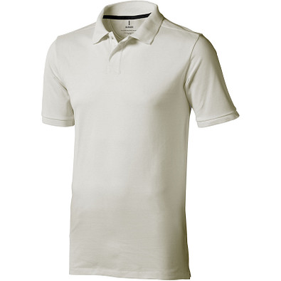 ELEVATE Herren Poloshirt Calgary, hellgrau, XXL ELEVATE Herren Poloshirt Calgary, hellgrau, XXL