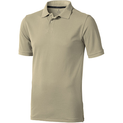 ELEVATE Herren Poloshirt Calgary, khaki, XL ELEVATE Herren Poloshirt Calgary, khaki, XL