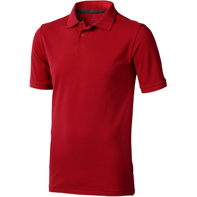 ELEVATE Herren Poloshirt Calgary, rot, XL ELEVATE Herren Poloshirt Calgary, rot, XL