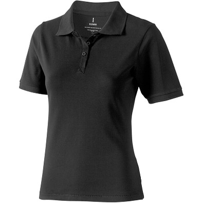 ELEVATE Damen Poloshirt Calgary, anthrazit, XXL