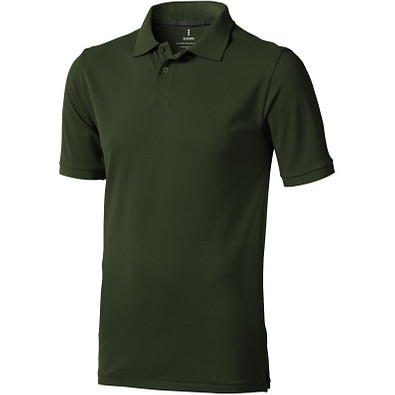 ELEVATE Herren Poloshirt Calgary, armeegrün, M