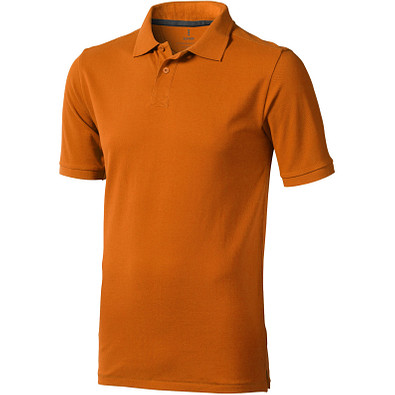 ELEVATE Herren Poloshirt Calgary, orange, XS