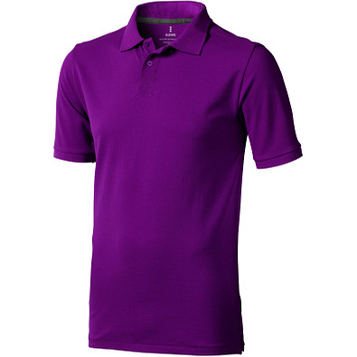 ELEVATE Herren Poloshirt Calgary, pflaume, XL ELEVATE Herren Poloshirt Calgary, pflaume, XL