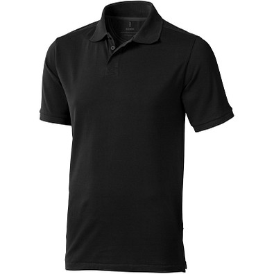 ELEVATE Herren Poloshirt Calgary, schwarz, L