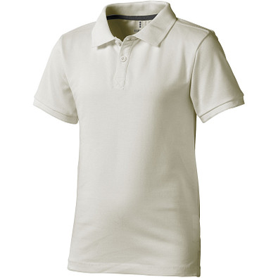 ELEVATE Kinder Poloshirt Calgary, hellgrau, 140 ELEVATE Kinder Poloshirt Calgary, hellgrau, 140